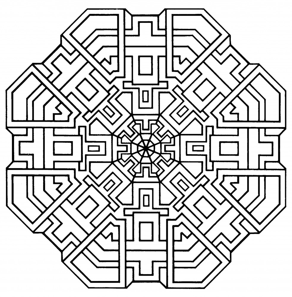 Coloring page: Labyrinths (Educational) #126578 - Free Printable Coloring Pages