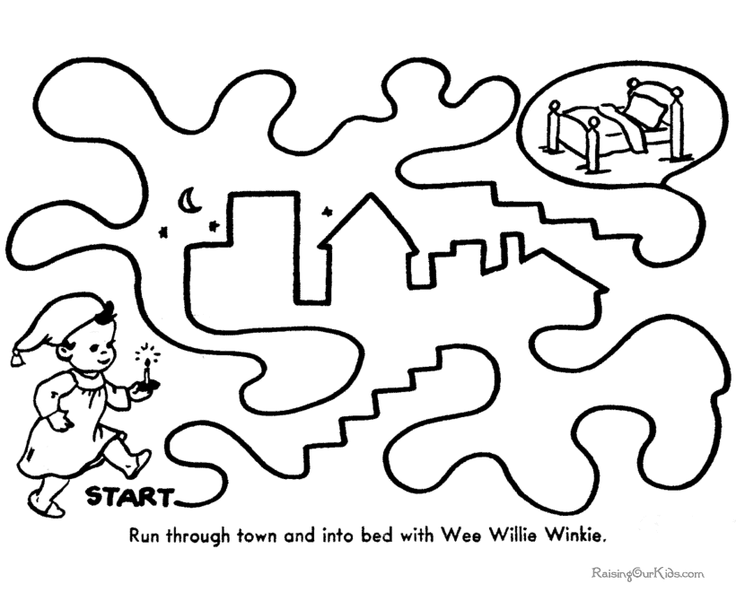 Coloring page: Labyrinths (Educational) #126590 - Free Printable Coloring Pages