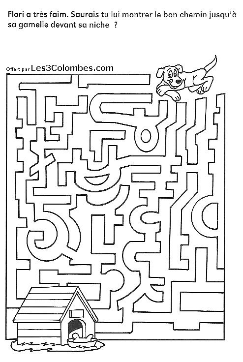 Coloring page: Labyrinths (Educational) #126613 - Free Printable Coloring Pages