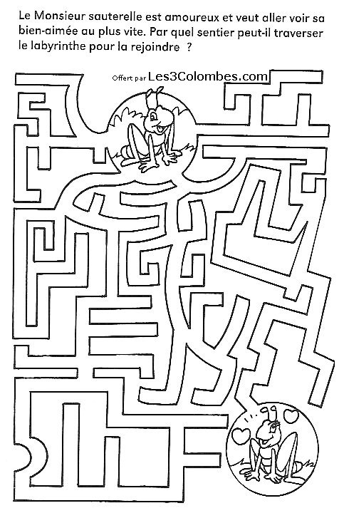 Coloring page: Labyrinths (Educational) #126615 - Free Printable Coloring Pages