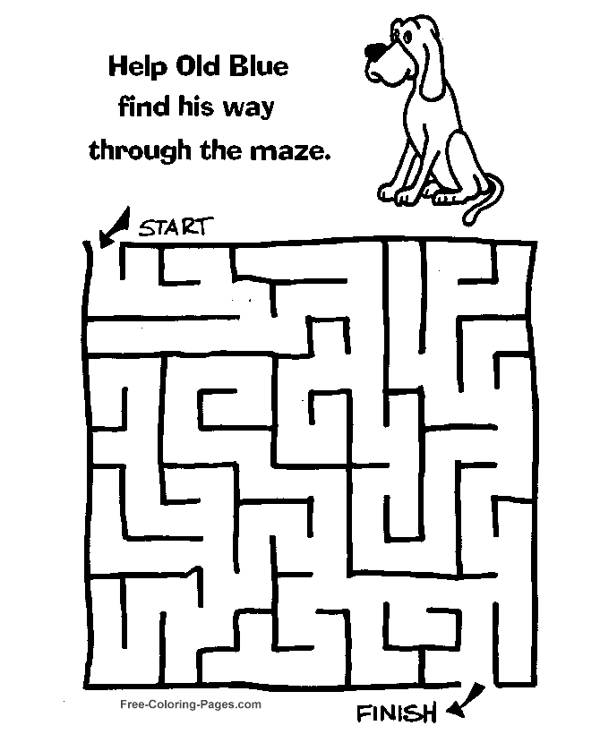 Coloring page: Labyrinths (Educational) #126624 - Free Printable Coloring Pages