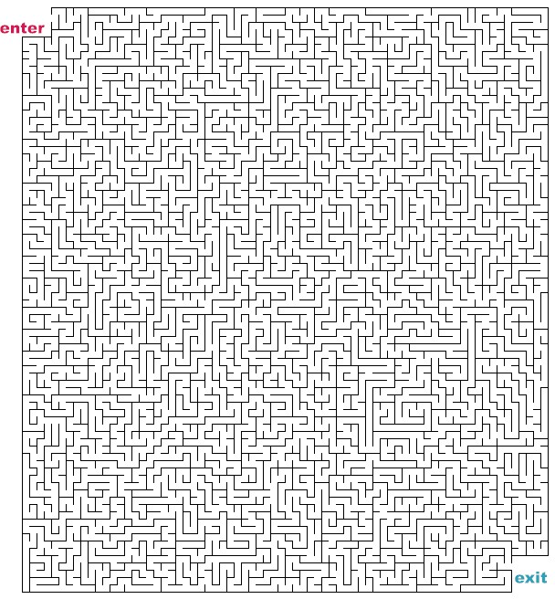 Coloring page: Labyrinths (Educational) #126638 - Printable coloring pages