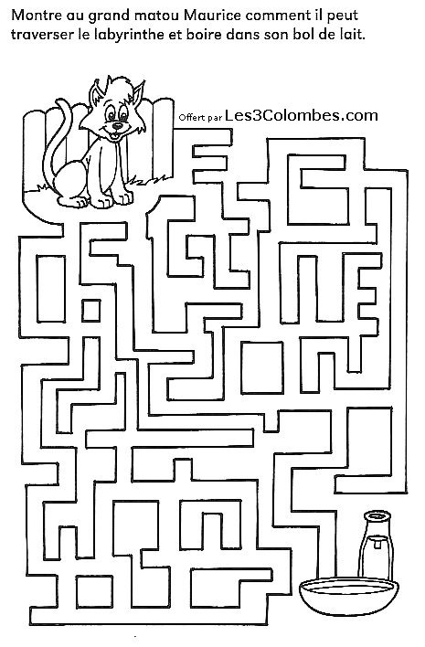 Coloring page: Labyrinths (Educational) #126654 - Printable coloring pages