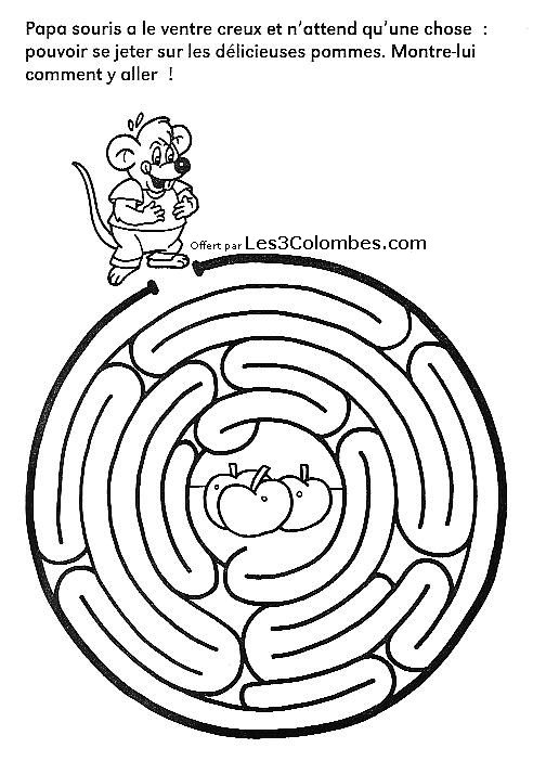 Coloring page: Labyrinths (Educational) #126689 - Free Printable Coloring Pages