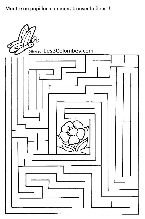 Coloring page: Labyrinths (Educational) #126693 - Free Printable Coloring Pages