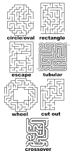Coloring page: Labyrinths (Educational) #126706 - Free Printable Coloring Pages
