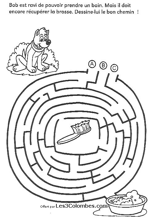 Coloring page: Labyrinths (Educational) #126724 - Printable coloring pages