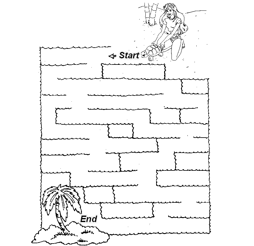 Coloring page: Labyrinths (Educational) #126727 - Printable coloring pages