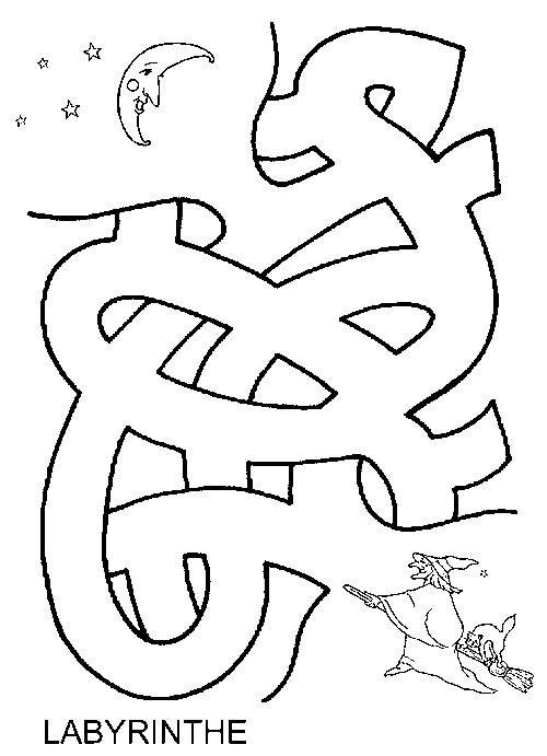 Coloring page: Labyrinths (Educational) #126731 - Free Printable Coloring Pages