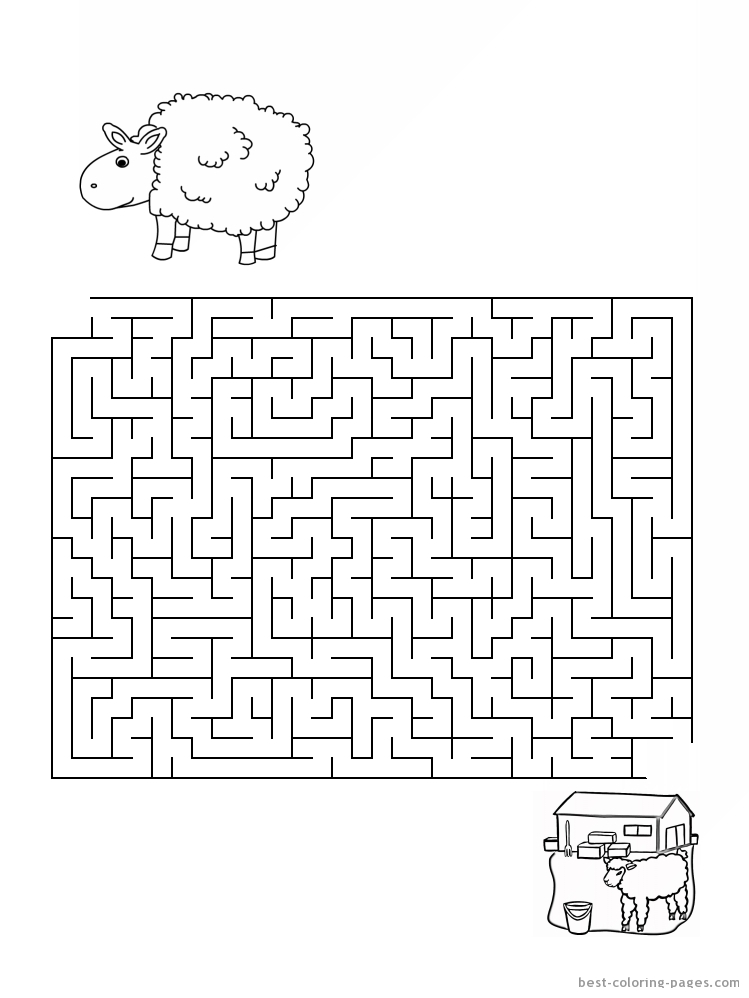 Coloring page: Labyrinths (Educational) #126757 - Free Printable Coloring Pages