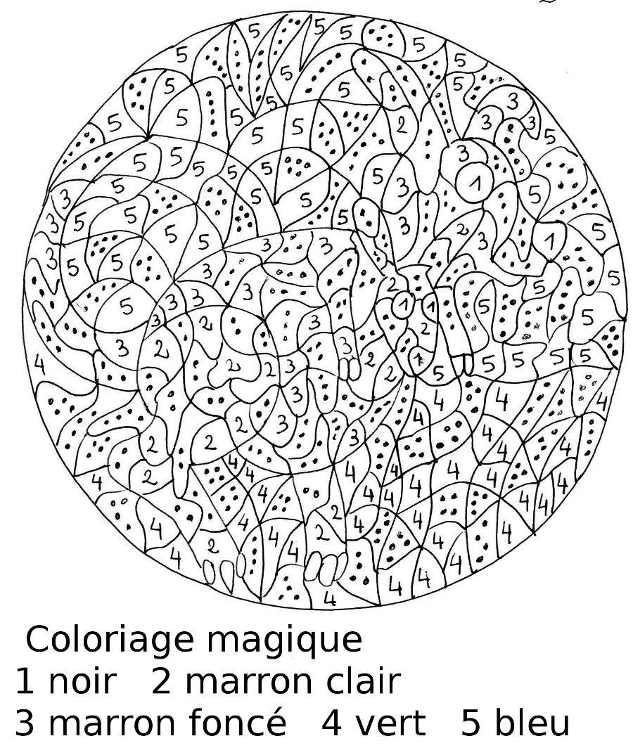 Coloring page: Magic coloring (Educational) #126106 - Free Printable Coloring Pages
