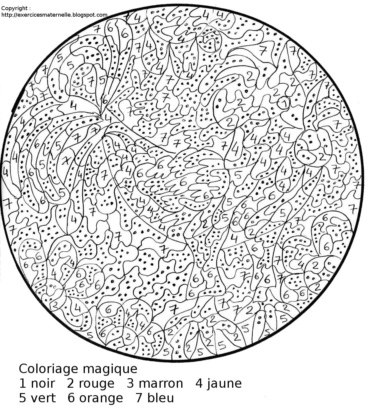 Coloring page: Magic coloring (Educational) #126128 - Free Printable Coloring Pages