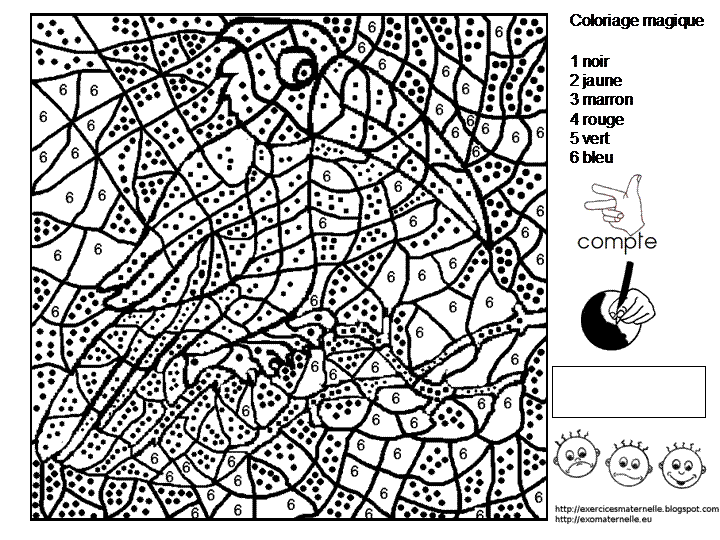 Coloring page: Magic coloring (Educational) #126170 - Free Printable Coloring Pages
