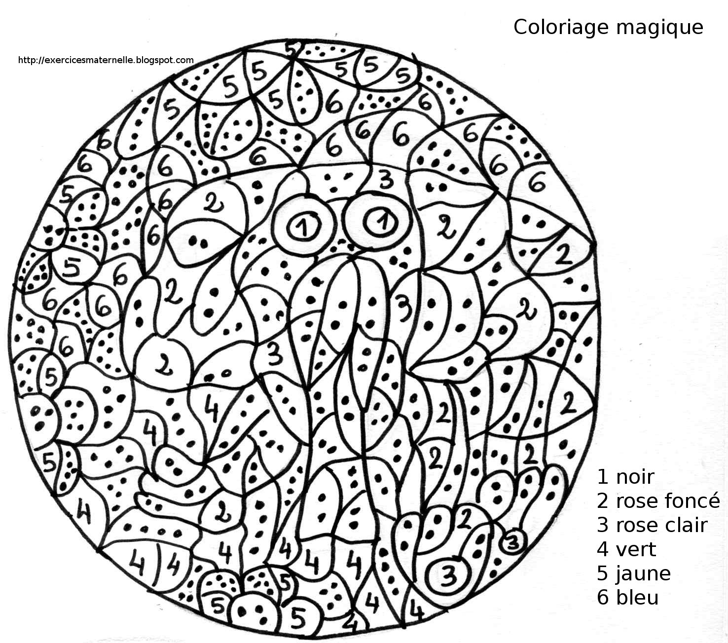 Coloring page: Magic coloring (Educational) #126177 - Free Printable Coloring Pages