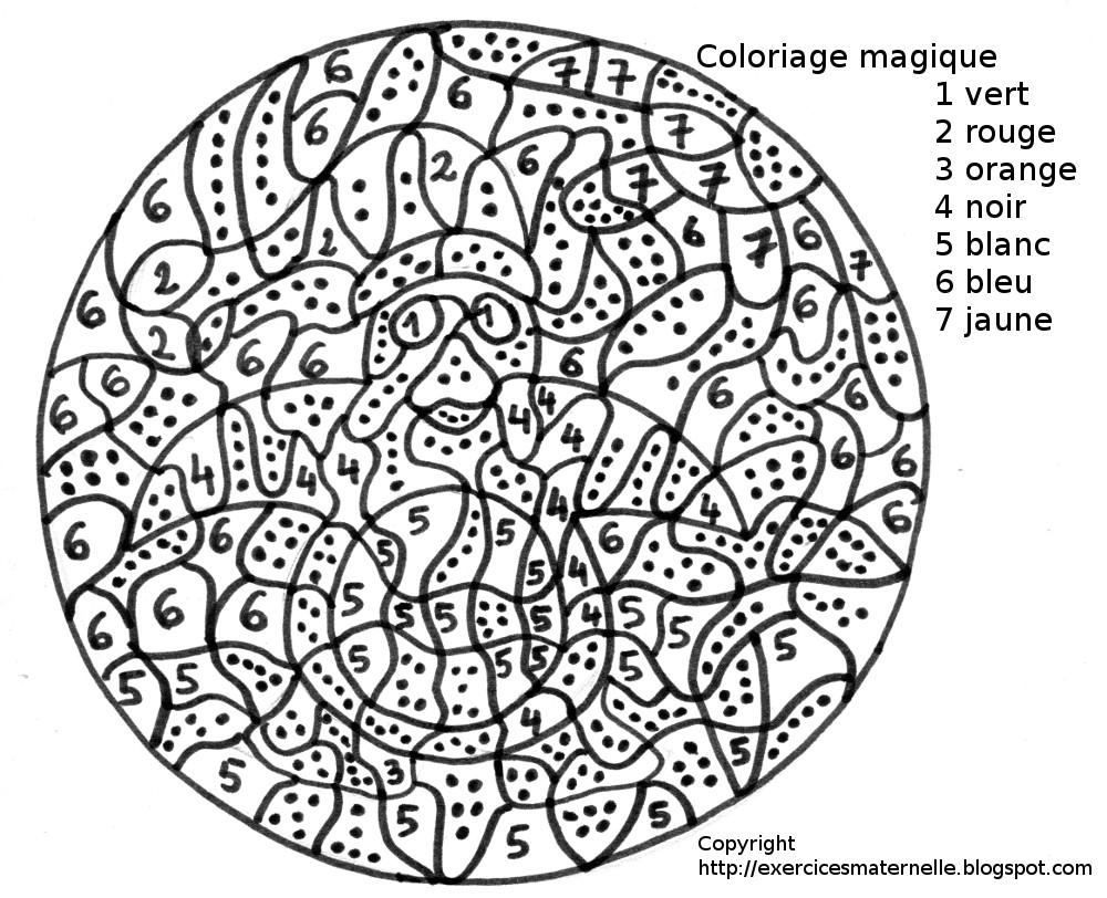 Coloring page: Magic coloring (Educational) #126195 - Free Printable Coloring Pages