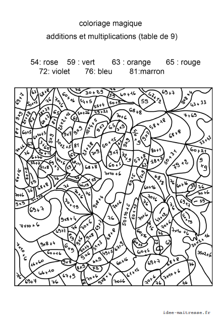 Coloring page: Magic coloring (Educational) #126201 - Printable coloring pages