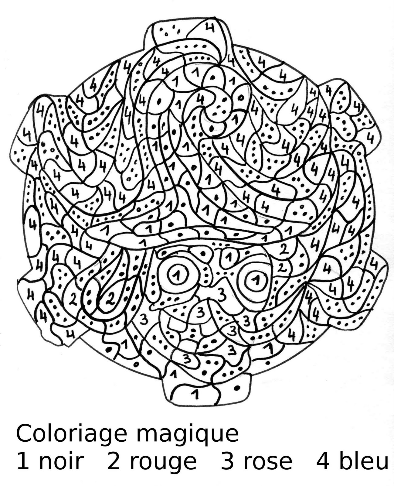 Coloring page: Magic coloring (Educational) #126204 - Free Printable Coloring Pages