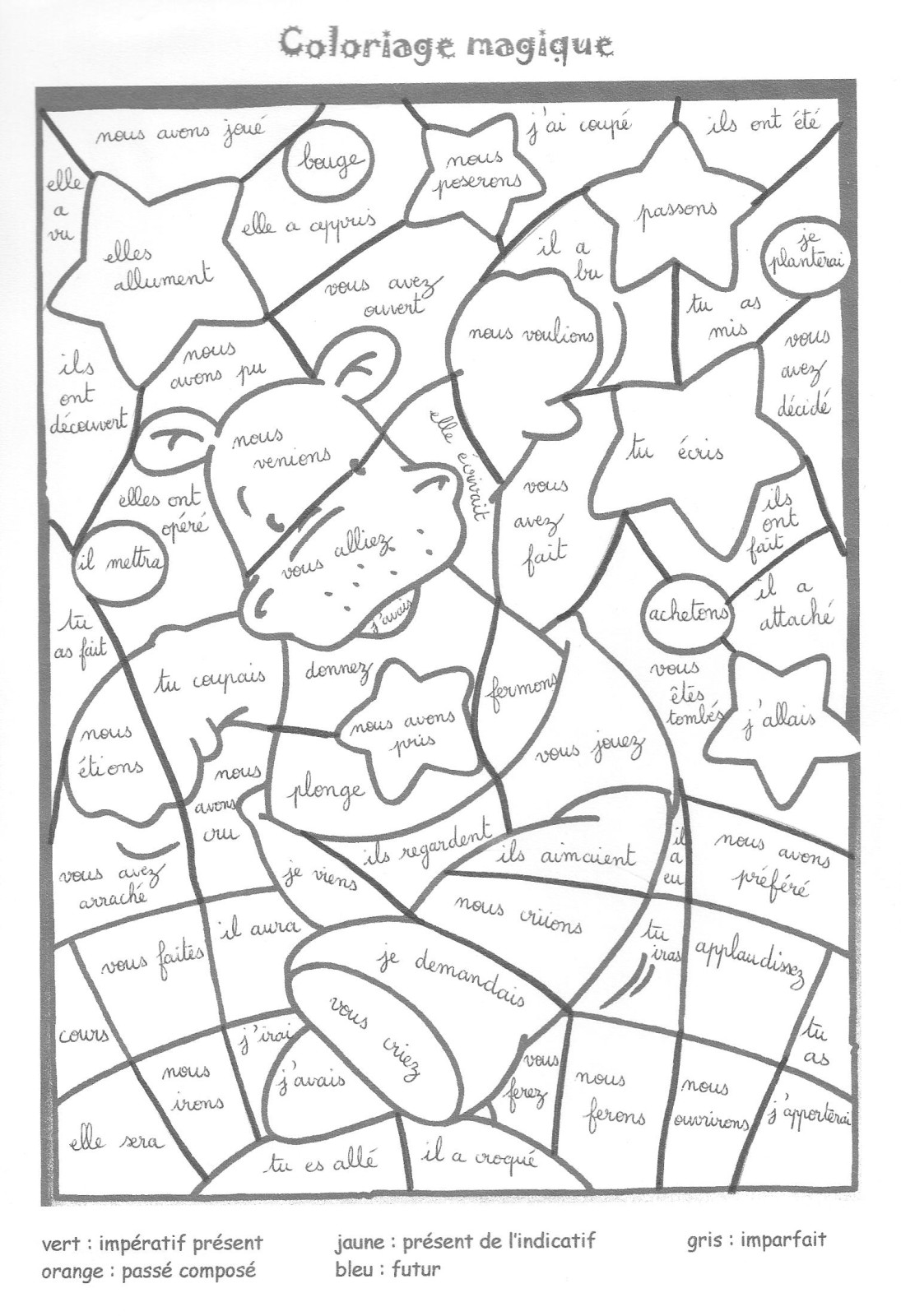 Coloring page: Magic coloring (Educational) #126215 - Free Printable Coloring Pages