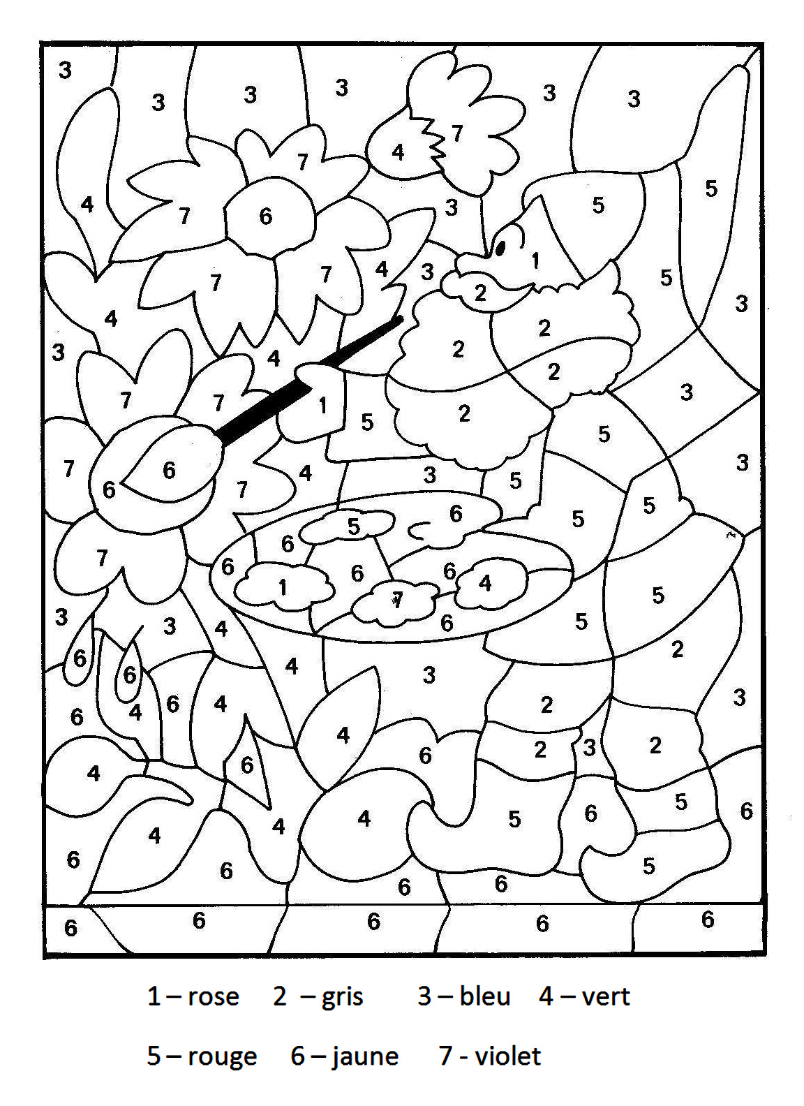 Coloring page: Magic coloring (Educational) #126238 - Free Printable Coloring Pages