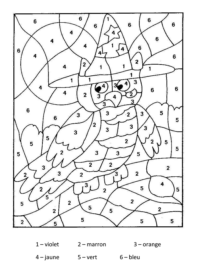 Coloring page: Magic coloring (Educational) #126244 - Free Printable Coloring Pages