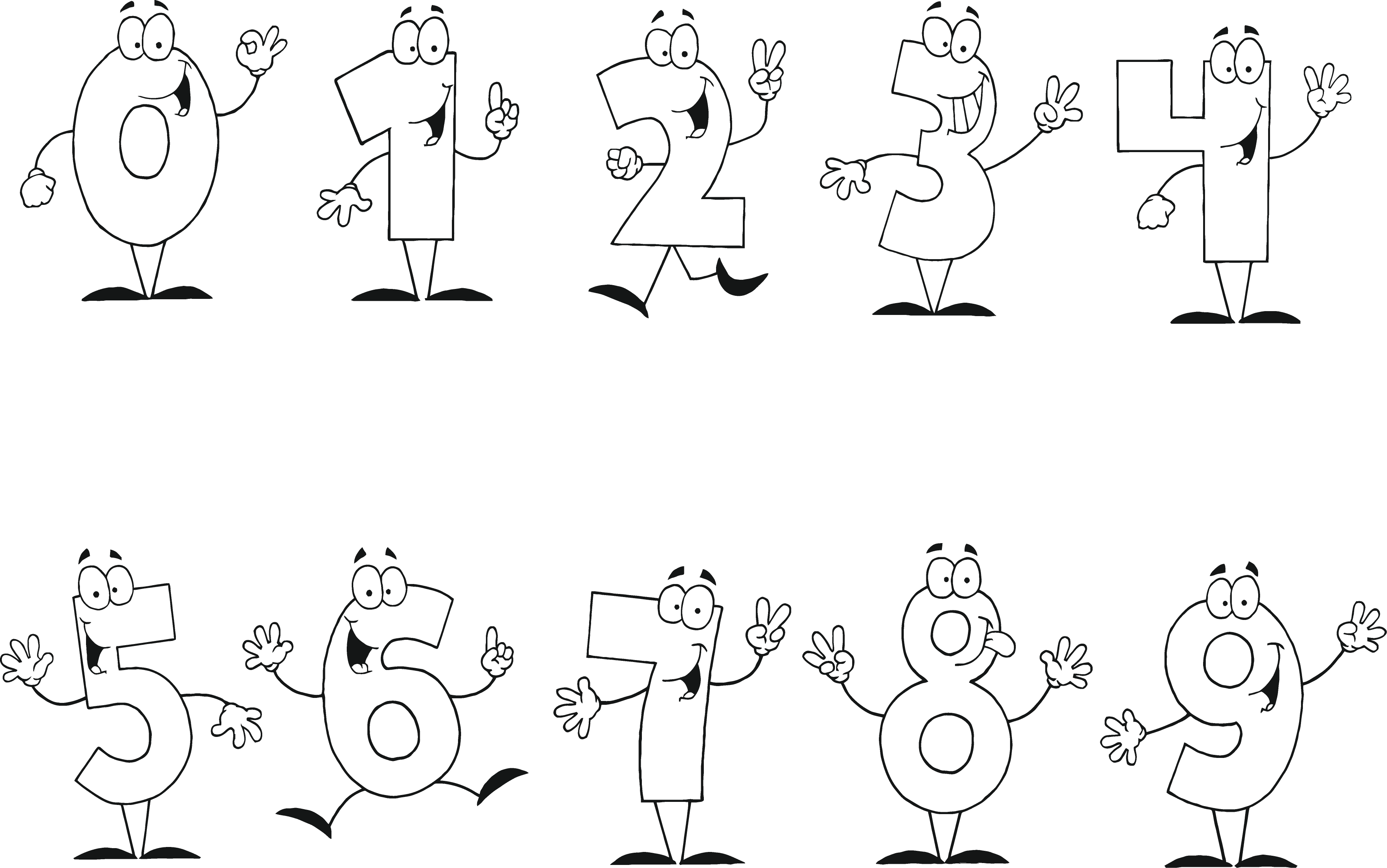 Coloring page: Numbers (Educational) #125118 - Free Printable Coloring Pages