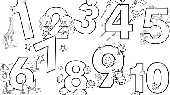 Coloring page: Numbers (Educational) #125135 - Free Printable Coloring Pages