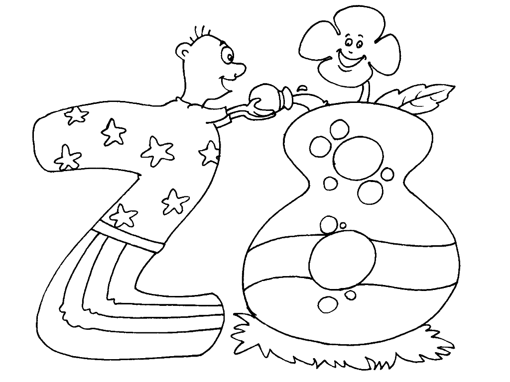 Coloring page: Numbers (Educational) #125173 - Printable coloring pages