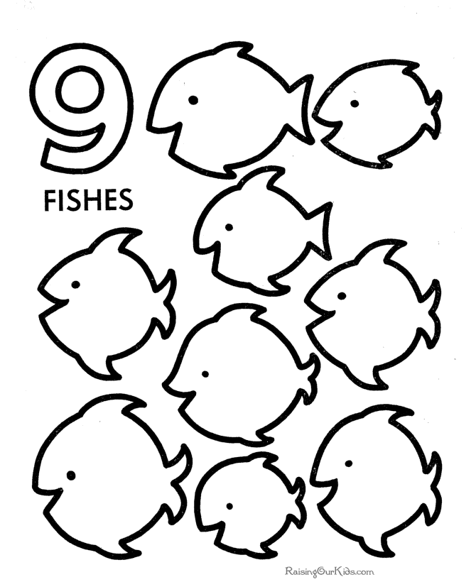Coloring page: Numbers (Educational) #125323 - Printable coloring pages