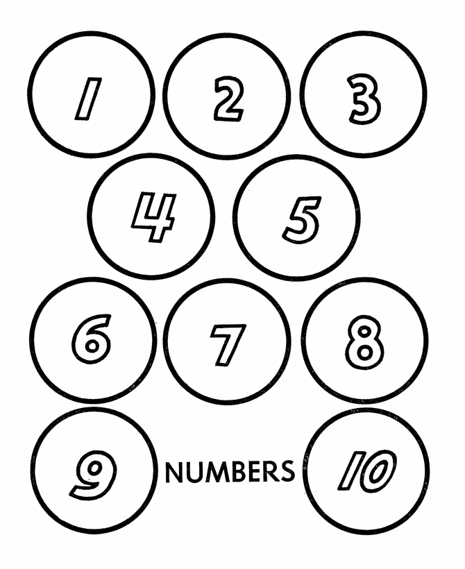 Coloring page: Numbers (Educational) #125325 - Free Printable Coloring Pages