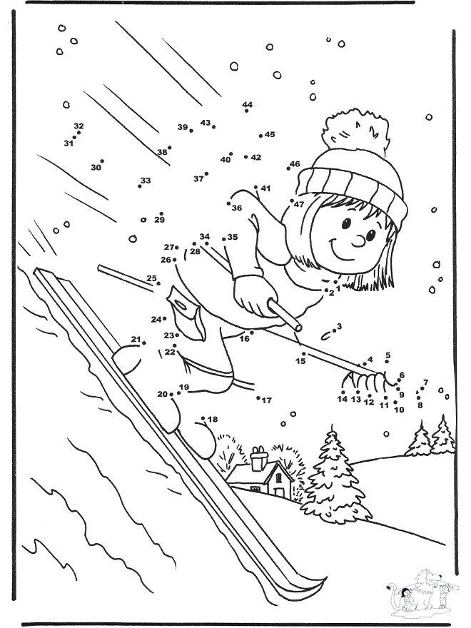Coloring page: Point to point coloring (Educational) #125894 - Free Printable Coloring Pages