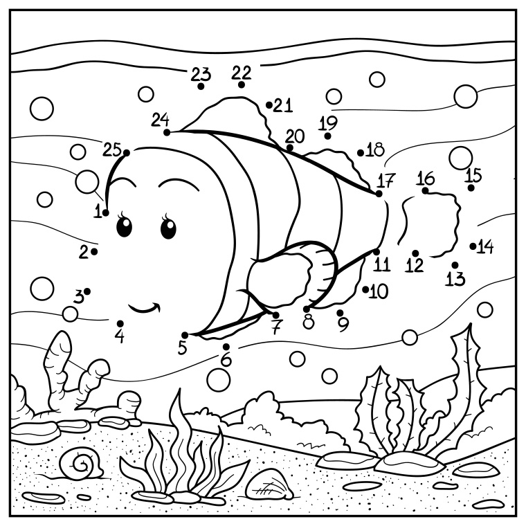 Coloring page: Point to point coloring (Educational) #125976 - Free Printable Coloring Pages