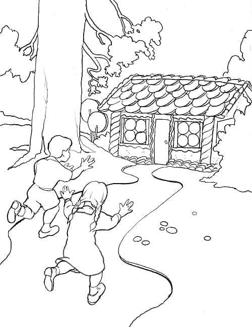 Free printable Hansel and Gretel coloring page #214176 from Fairy Tales and Stories collection Free printable Hansel and Gretel coloring page #214176 from Fairy Tales and Stories collection
