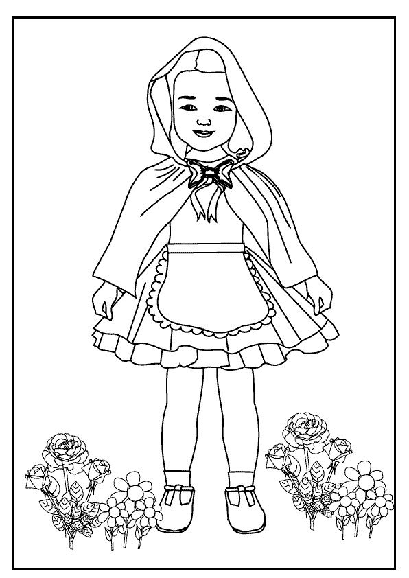 Free printable Little Red Riding Hood coloring page #49247 from Fairy Tales and Stories collection Free printable Little Red Riding Hood coloring page #49247 from Fairy Tales and Stories collection