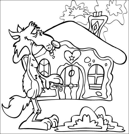 Free printable Little Red Riding Hood coloring page #49258 from Fairy Tales and Stories collection