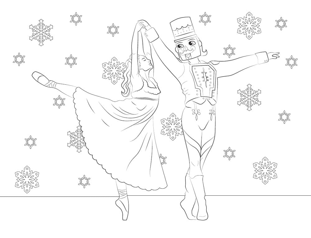 Free printable Nutcracker coloring page #205893 from Fairy Tales and Stories collection