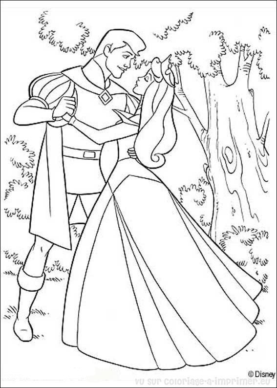 Coloring page: Sleeping Beauty (Fairy Tales and Stories) #130737 - Free Printable Coloring Pages