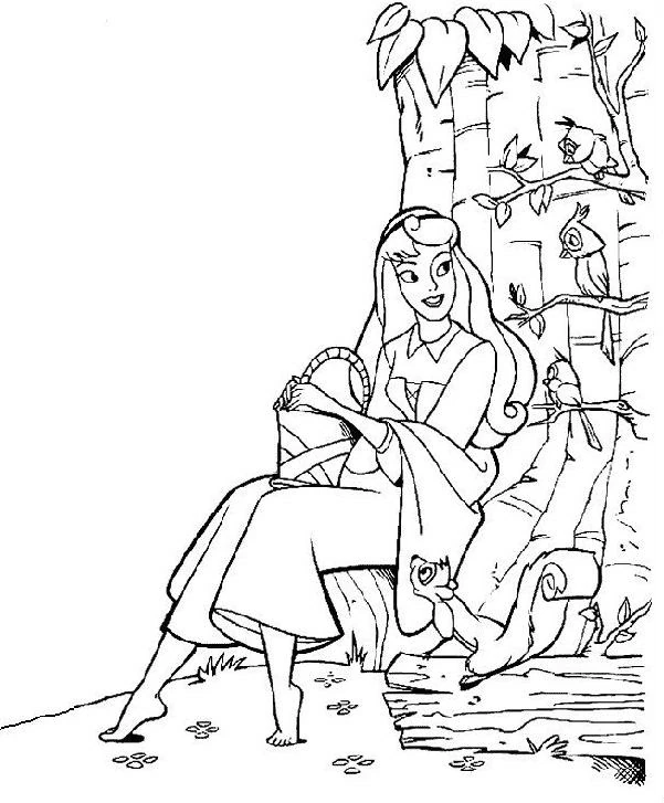 Free printable Sleeping Beauty coloring page #130838 from Fairy Tales and Stories collection