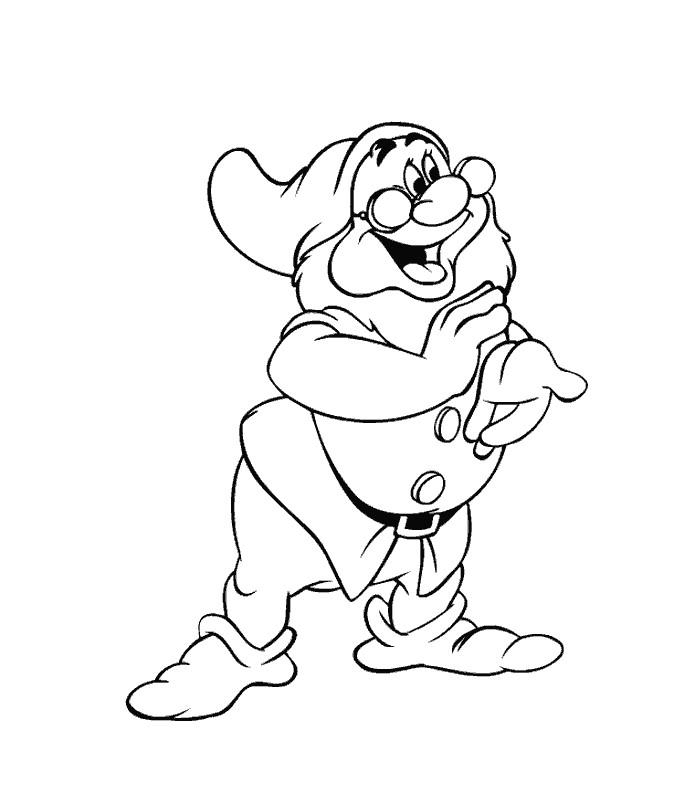 Free printable Snow White and the Seven Dwarfs coloring page #133841 from Fairy Tales and Stories collection