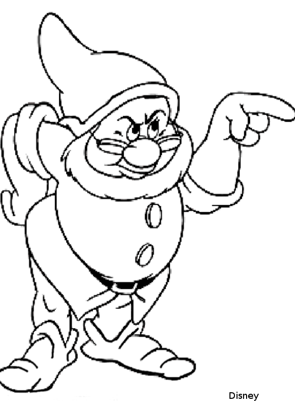 Free printable Snow White and the Seven Dwarfs coloring page #133963 from Fairy Tales and Stories collection