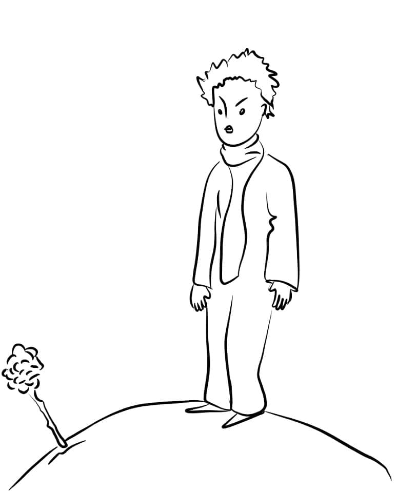 Free printable The Little Prince coloring page #182674 from Fairy Tales and Stories collection