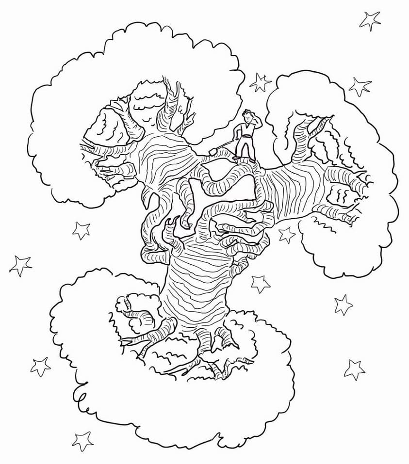 Coloring page: The Little Prince (Fairy Tales and Stories) #182685 - Free Printable Coloring Pages