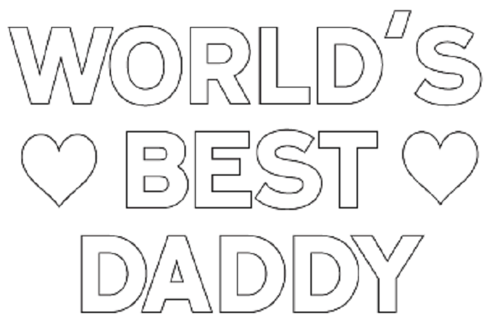 Free printable Dad coloring page #103523 from Family and Friends collection