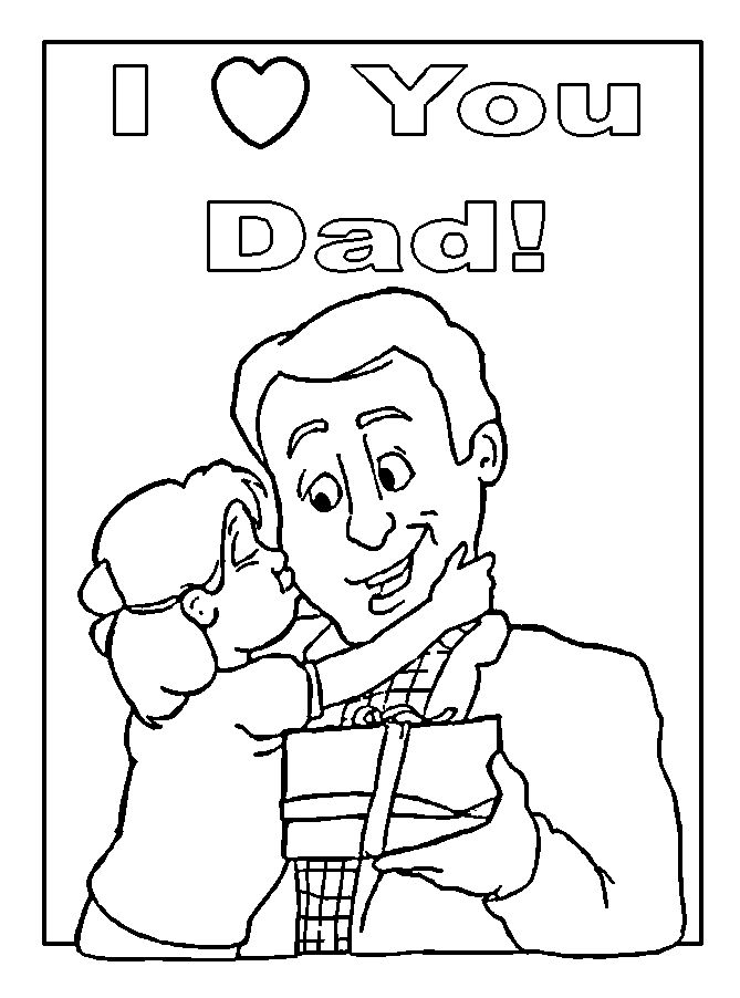 Coloring page: Dad (Family and Friends) #103602 - Free Printable Coloring Pages