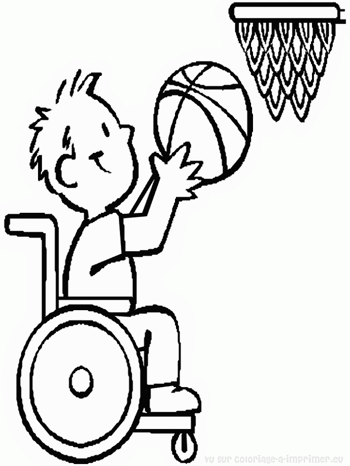 Coloring page: Disabled Person (Family and Friends) #98436 - Free Printable Coloring Pages