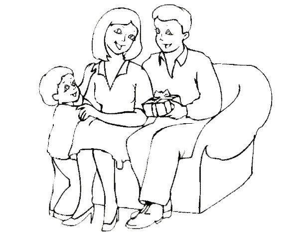 Free printable Family coloring page #95183 from Family and Friends collection
