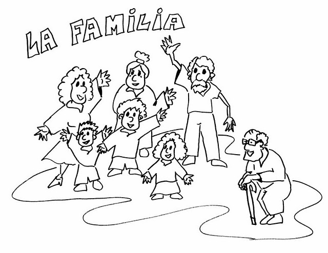 Free printable Family coloring page #95195 from Family and Friends collection