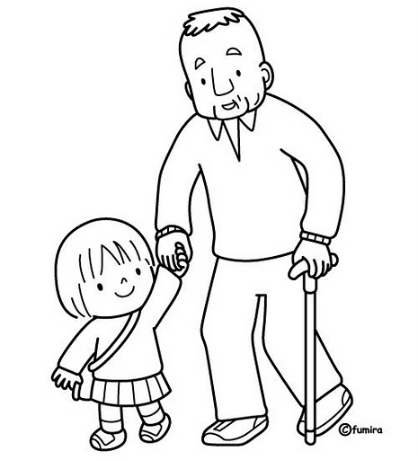 Coloring page: Family (Family and Friends) #95247 - Free Printable Coloring Pages