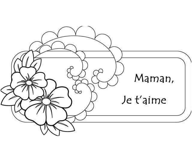 Free printable I Love You Mom coloring page #192347 from Family and Friends collection