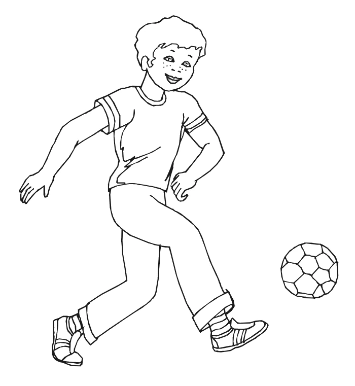 Coloring page: Little Boy (Family and Friends) #97368 - Free Printable Coloring Pages