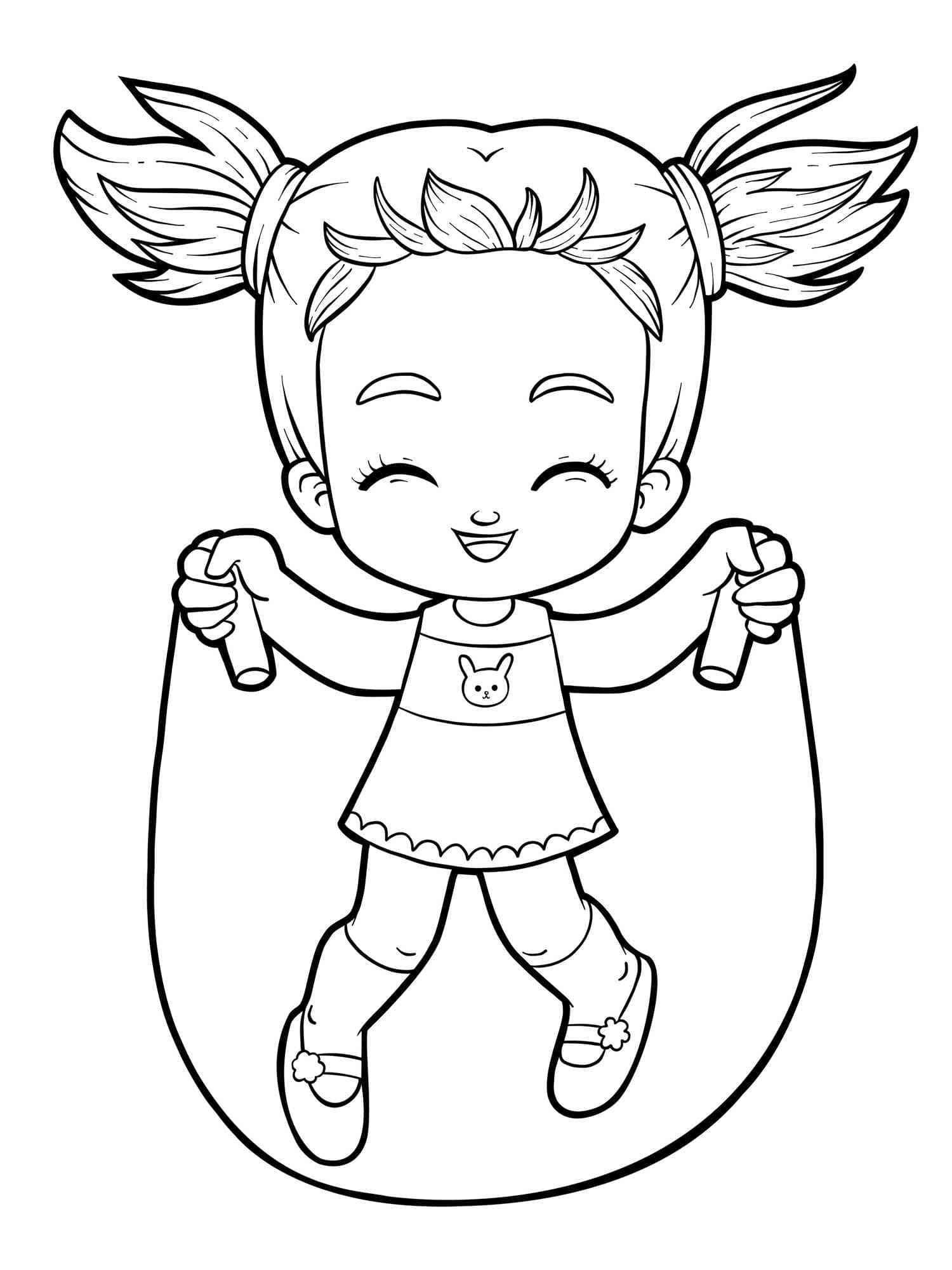 Free printable Little Girl coloring page #191929 from Family and Friends collection